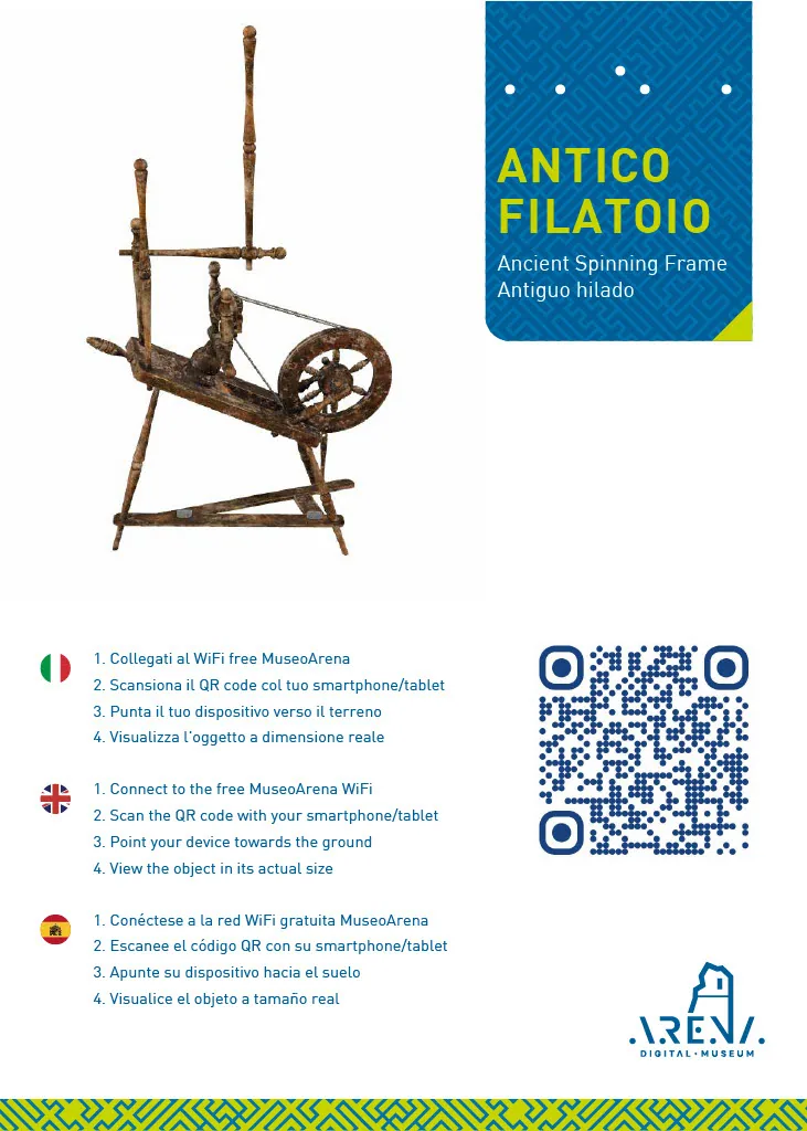 Pannello illustrativo dell'antico filatoio